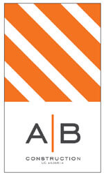 A B Construction Logo